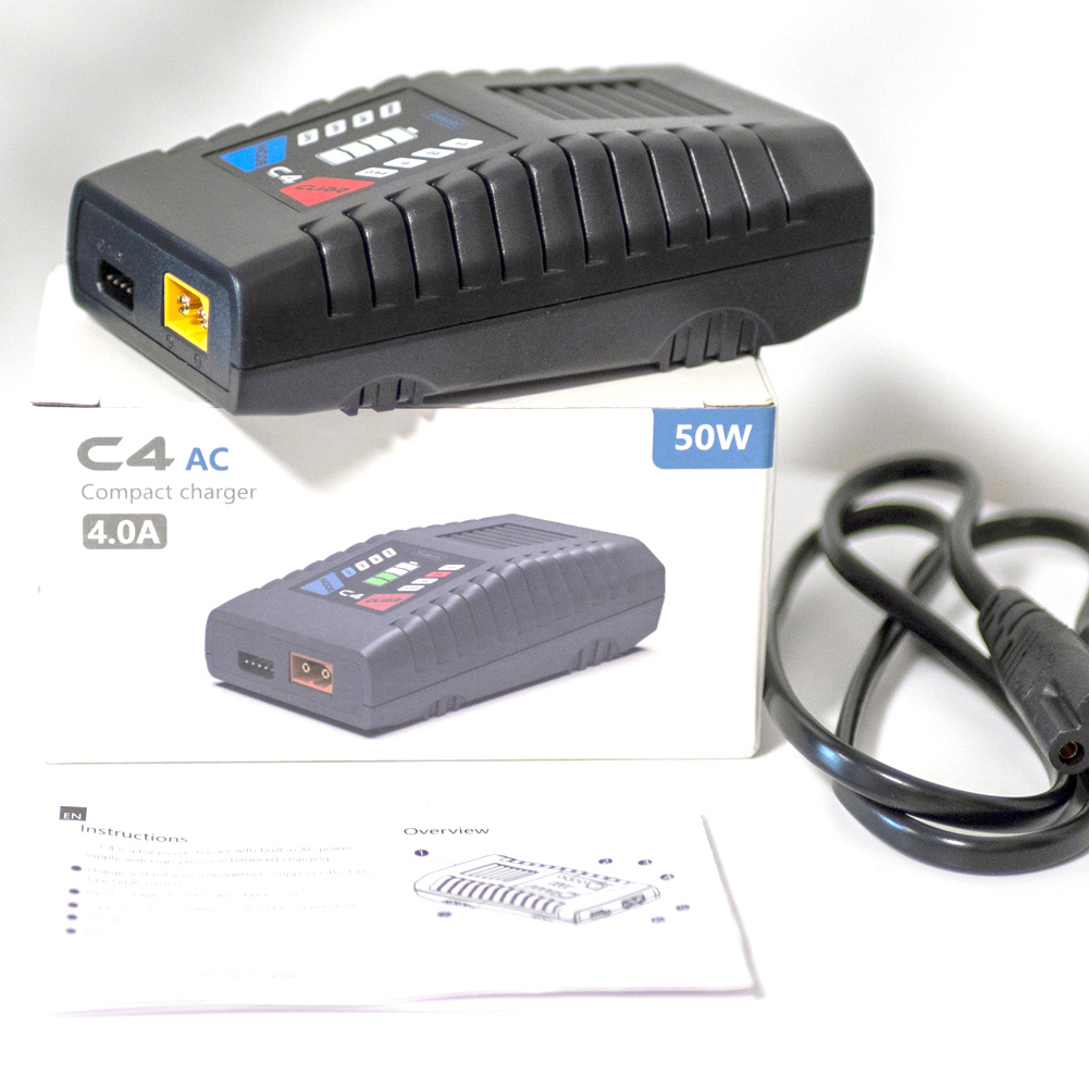 ToolkitRC C4 Charger 50W 5A AC - Drone Racing Charger 评论和价格
