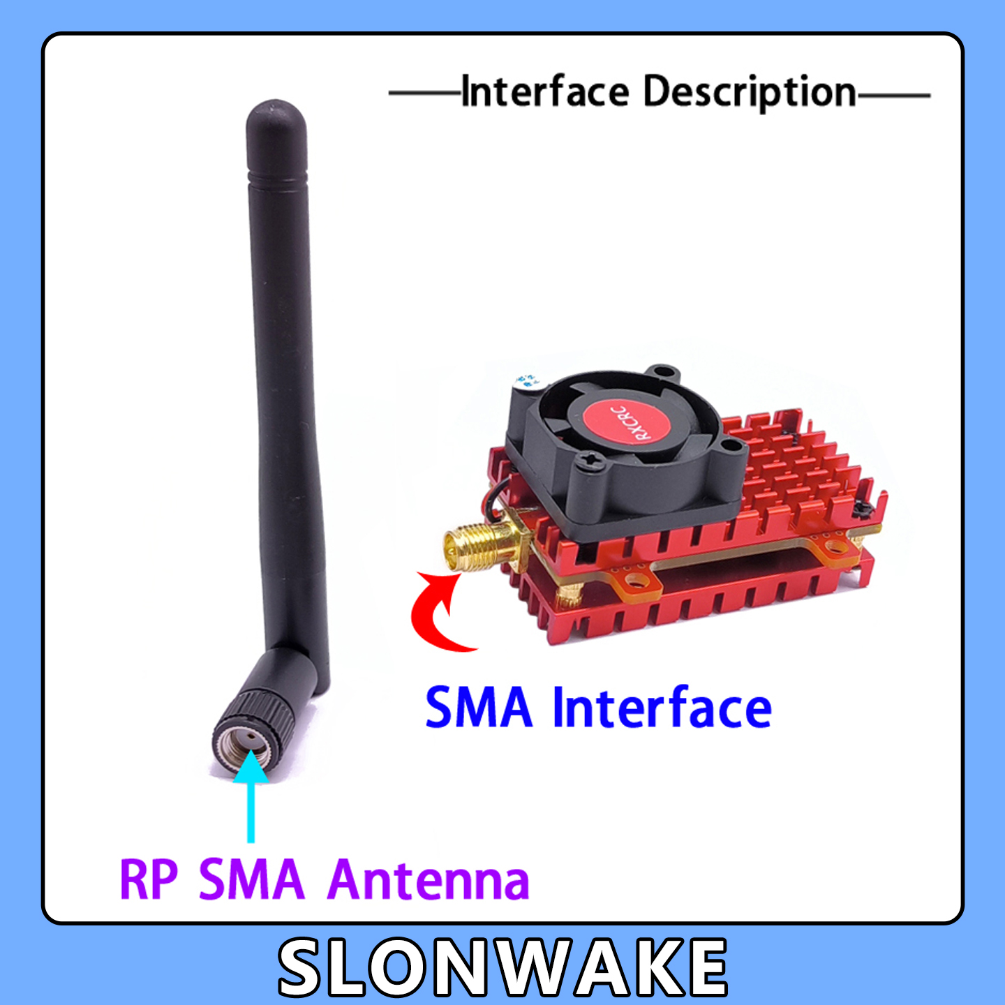 SLONWAKE 5.8G 2W VTX FPV 1800T - Drone Racing Camera 评论和价格