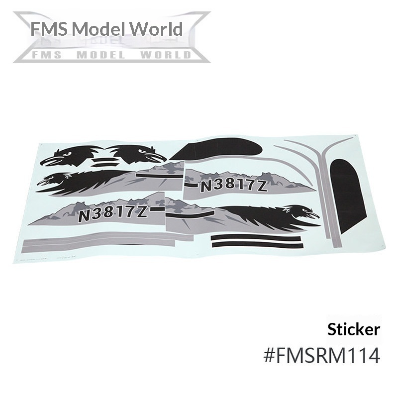 FMS RC Plane Decals For 1700mm - Drone Racing Motor 评论和价格