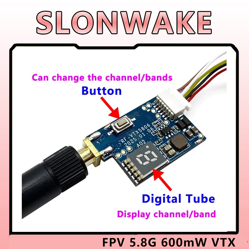 SLONWAKE 5.8G TS5823 PRO Mini  - Drone Racing Vtx 评论和价格