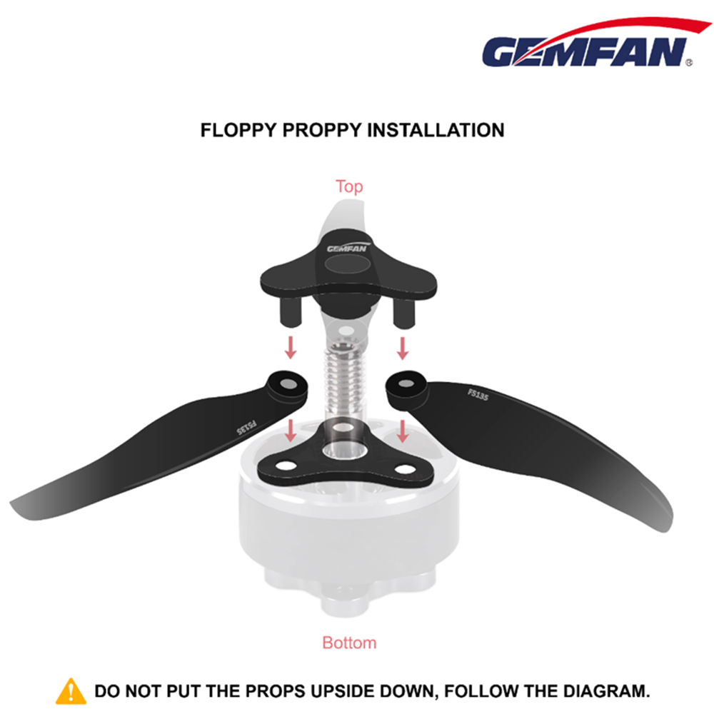 Folding Propeller 5135 Gemfan  - Drone Racing Esc 评论和价格